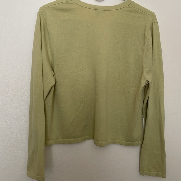 J. Jill Silk/Cotton/Cashmere Blend Lightweight Cardigan - Picture 2 of 4